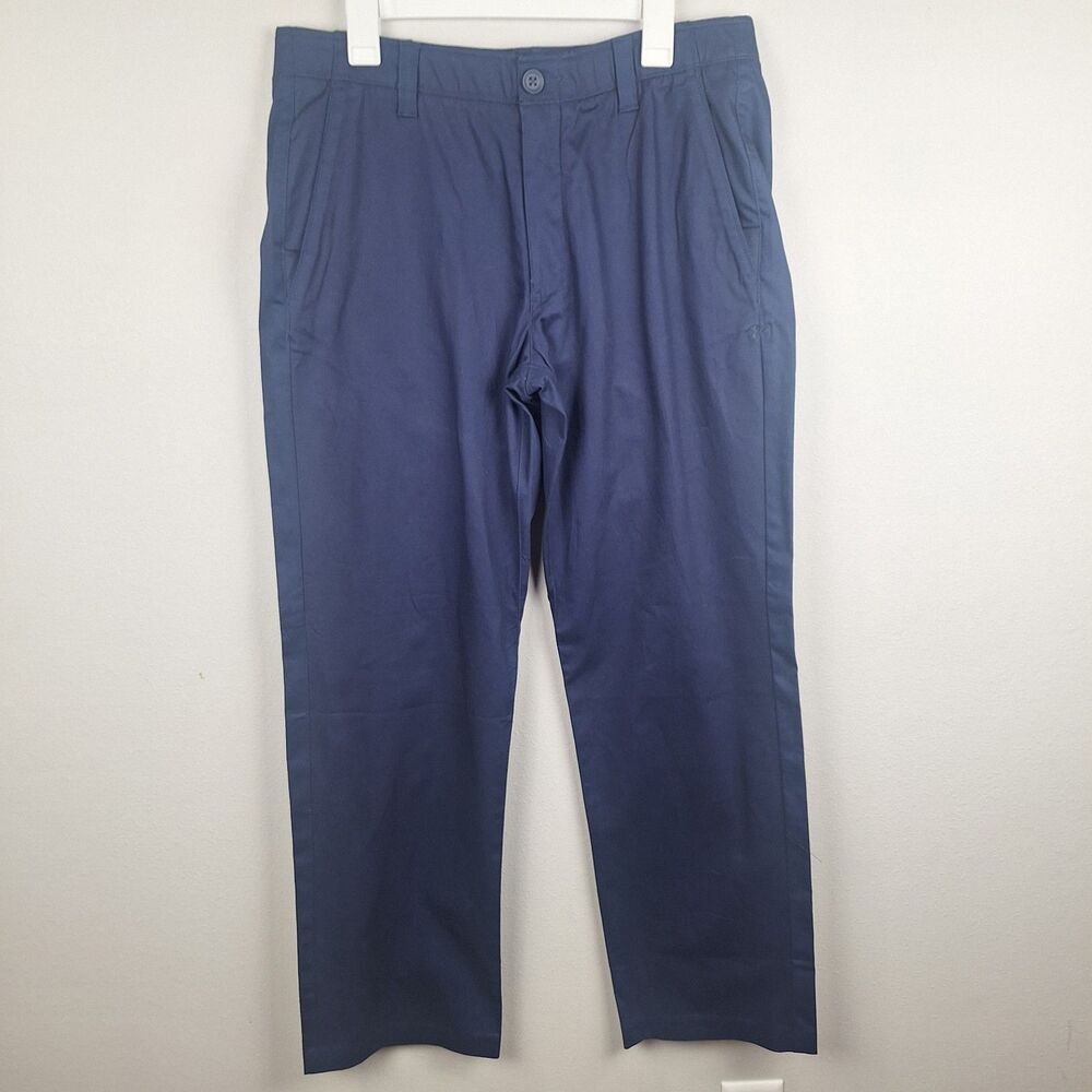 NWT Under Armour Men's Performance Chino Straight Leg Flat Front 36x32 Loose Fit